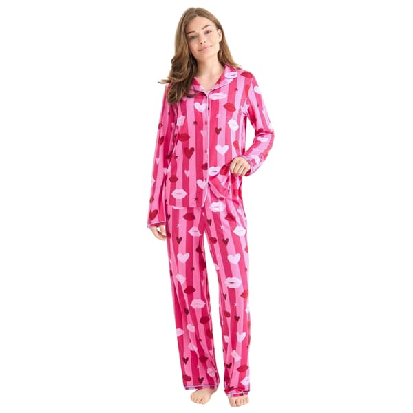 Urban Threads Långt pyjamasset för dam, storlek 10 UK, rosa Pink 10 UK