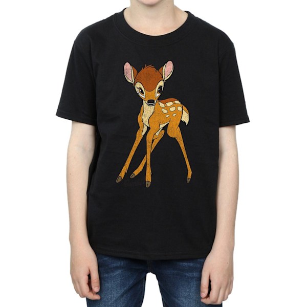 Bambi Boys Classic Cotton T-Shirt 12 år och uppåt Svart Black 12 Years And Up