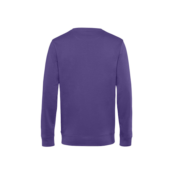 B&C Herr Organic Crew Neck Sweat S Radiant Purple Radiant Purple S