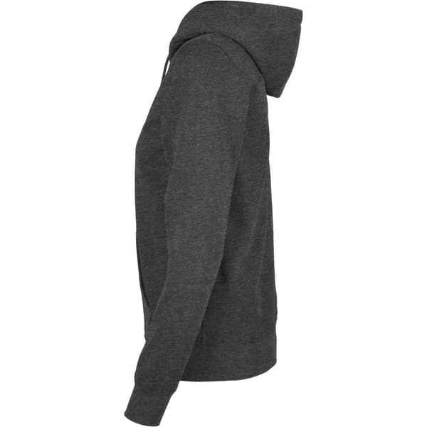 Build Your Brand Dam Basic Full Zip Hoodie L Mörkgrå Charcoal L