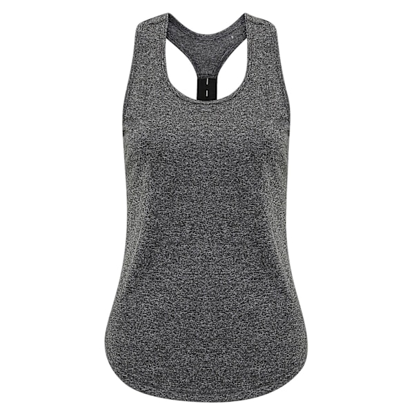 Tri Dri Dam/Kvinnors Performance Strap Back Vest L Svart Melan Black Melange L