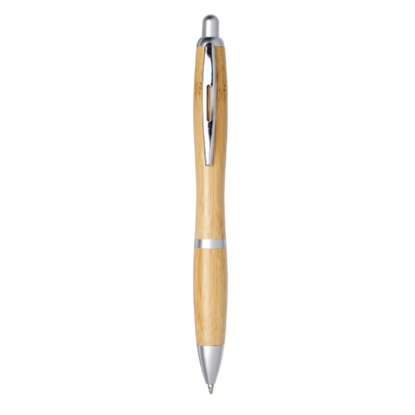 Bullet Nash Bambu Kulspetspenna One Size Naturlig/Silver Natural/Silver One Size