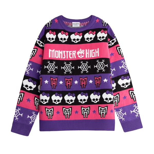 Monster High Dam/Dam Skull & Snowflake Jultröja M Multicoloured M