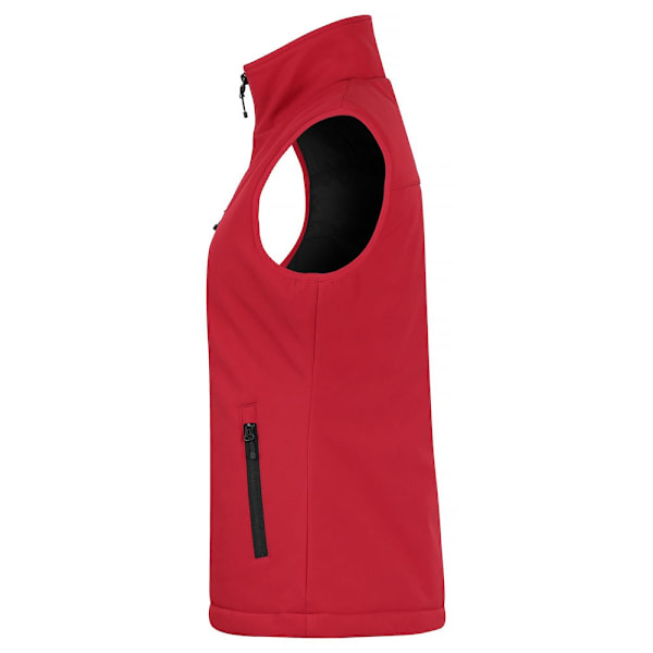 Clique Dam/Kvinnor Softshell Paneler Väst M Röd Red M