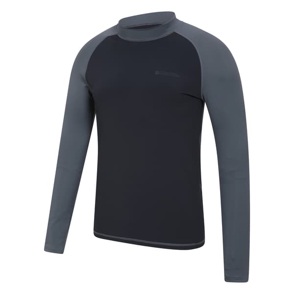 Mountain Warehouse Långärmad Rash Guard för män S Monokrom Monochrome S