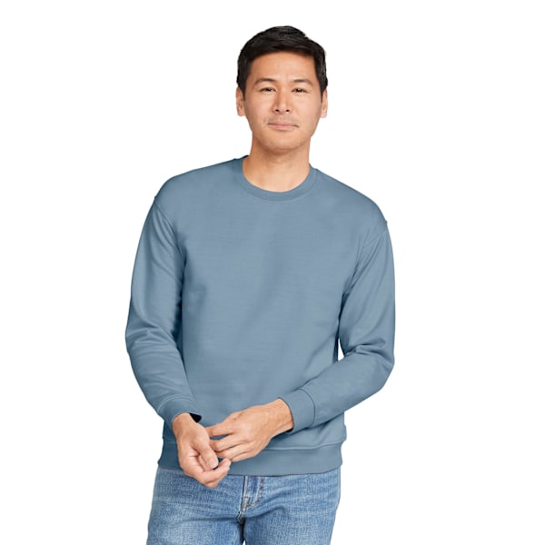 Gildan Softstyle Sweatshirt för män, medelvikt, M, stenblå Stone Blue M