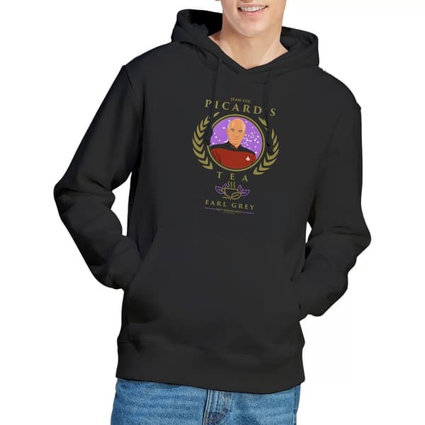 Star Trek: The Next Generation Herrtröja. Te. Earl Grey. Varm. Black XXL