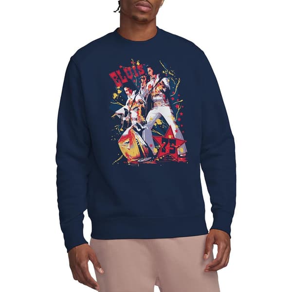 Elvis Unisex Vuxen Eagle Sweatshirt M Marinblå Navy M