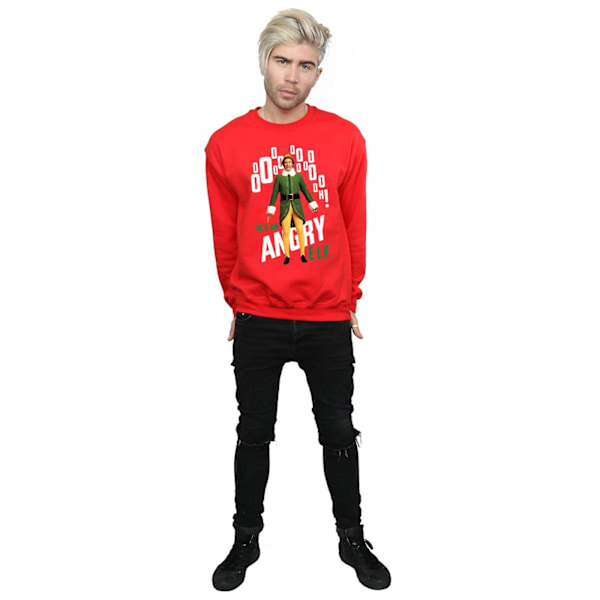 Elf Herr Angry Elf Sweatshirt XXL Röd Red XXL