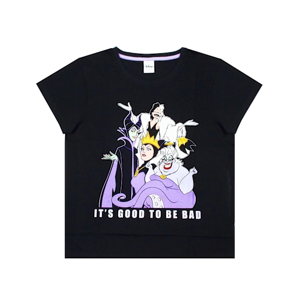 Disney Dam Its Good To Be Bad Skurkar Pyjamasset L B Black/Lilac L