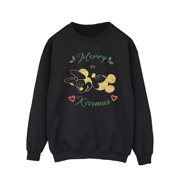 Disney Herr Mickey Mouse Merry Kissmas Sweatshirt XXL Svart Black XXL