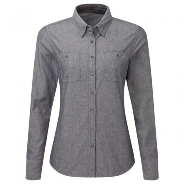 Premier Dam/Kvinnors Ekologisk Fairtrade-certifierad Chambray-form Grey Denim XXL