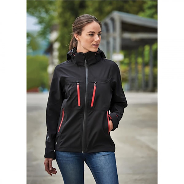 Stormtech Herr Soft Shell Jacka 3XL Svart/Ljusröd Black/Bright Red 3XL