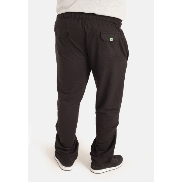 D555 Herr Kingsize Rory Lättvikts joggingbottnar i fleece 8XL Black 8XL