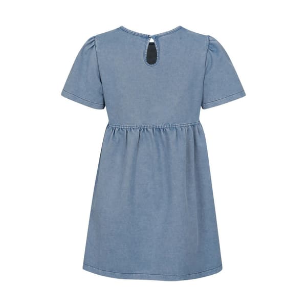 Mountain Warehouse Flickor Elodie Enfärgad Chambray Midiklänning 3-4 År Blue 3-4 Years