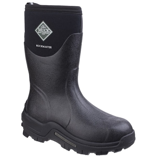 Muck Boots Unisex Muckmaster Mid Wellingtons 10 UK Svart Black 10 UK