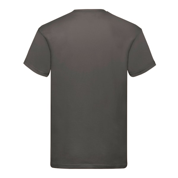 Fruit of the Loom Original T-shirt för män 3XL Ljus Grafit Light Graphite 3XL