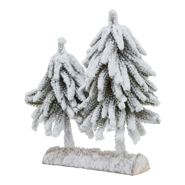 Hill Interiors Trä Snötäckt Gran Juldekoration One Size Brown/White/Green One Size
