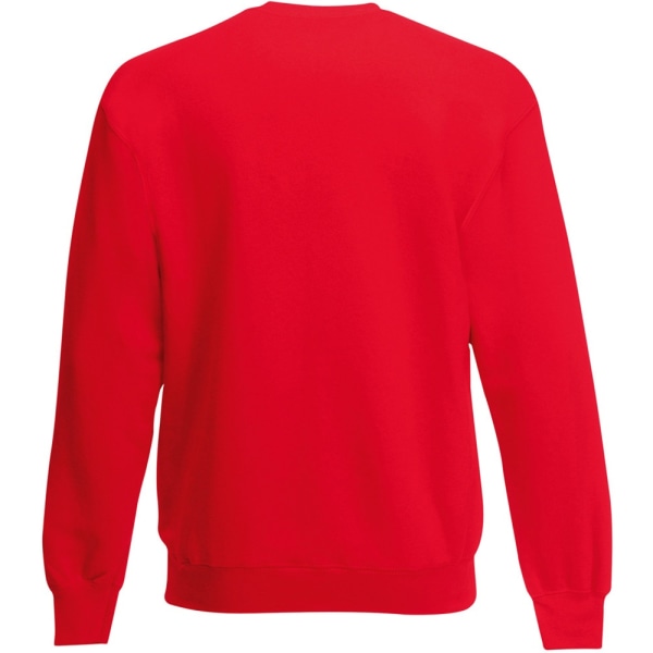 Fruit Of The Loom Herr Set-In Belcoro® Garn Sweatshirt S Röd Red S