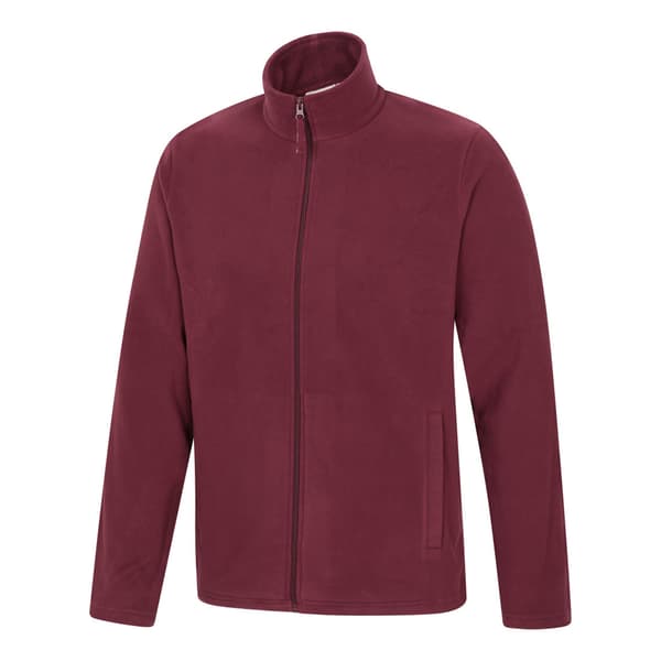 Mountain Warehouse Herr Raso Heldragkedja Fleecetopp M Mörkröd Dark Burgundy M