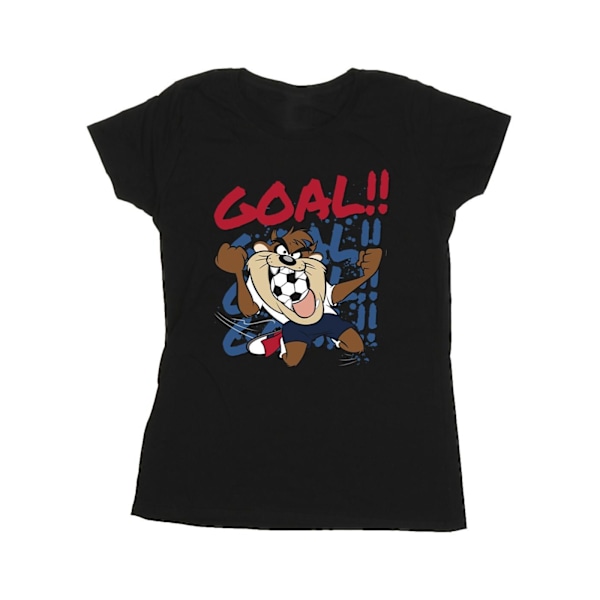 Looney Tunes Dam/Damer Taz Goal Goal Goal Bomull T-shirt XX Black XXL