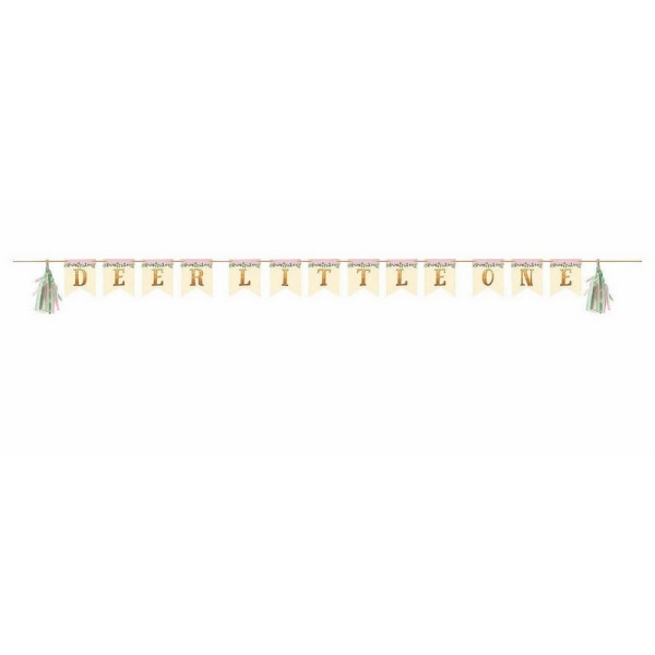 Creative Party Deer Little One Ribbon Tofs Banner One Size Mu Multicoloured One Size