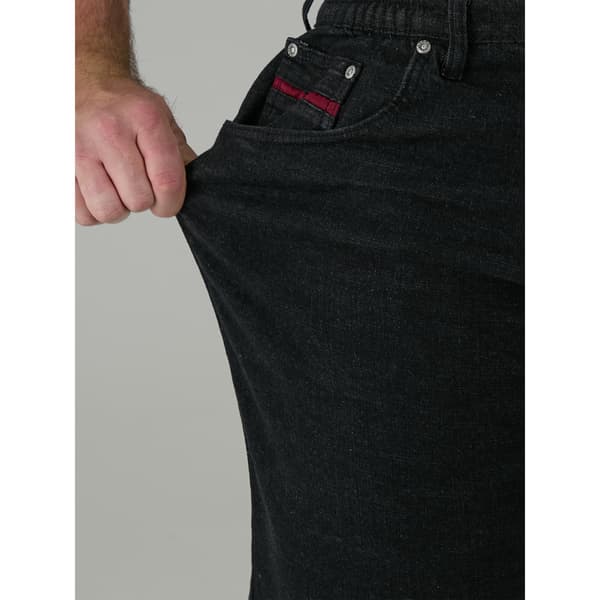 Duke Herr D555 London Balfour Elastiska Midja Kingsize Jeans Black 44L