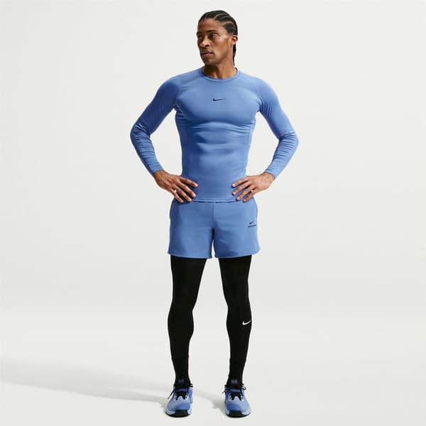 Nike Herr Pro Core Långärmad T-shirt S Indigo Indigo S