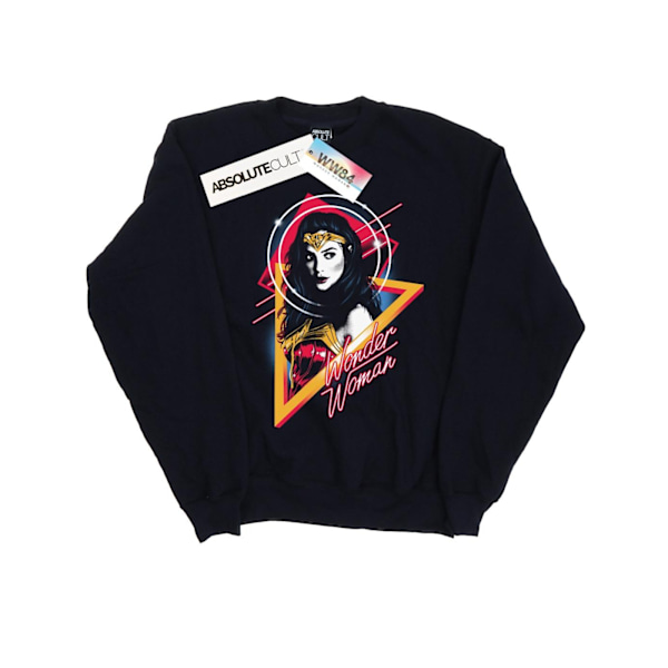 DC Comics Herr Wonder Woman 84 Diana 80-talets Triangel Sweatshirt 4X Navy Blue 4XL