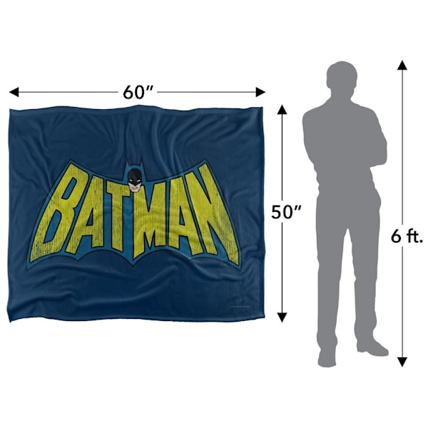 DC Comics Logo Batman Filt En Storlek Flerfärgad Multicoloured One Size