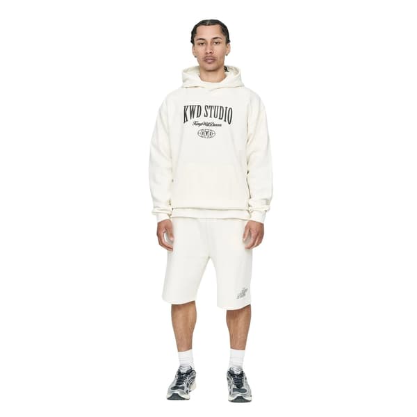 Kings Will Dream Herr Studio - Studios Hoodie med ryggtryck S Off Off White S