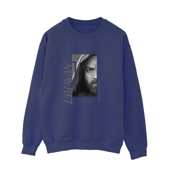 Star Wars Dam/Damer Obi-Wan Kenobi Jedi SciFi Collage Sweatshirt Navy Blue XL