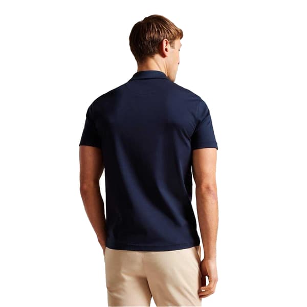 Ted Baker Herr Zeiter Bomull Pikétröja XL Marinblå Navy XL