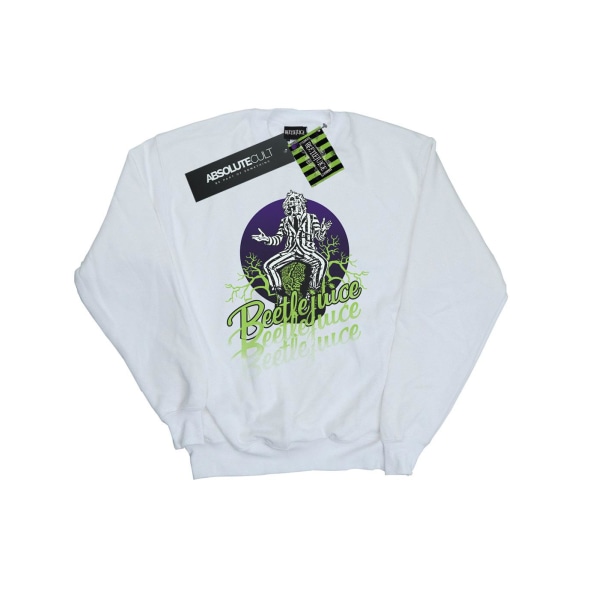 Beetlejuice Dam/Dam Faded Pose Sweatshirt XL Vit White XL