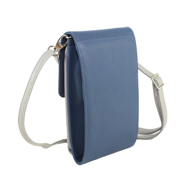 Eastern Counties Leather Eva Läderhandväska One Size Ink Blue/ Ink Blue/Light Grey One Size
