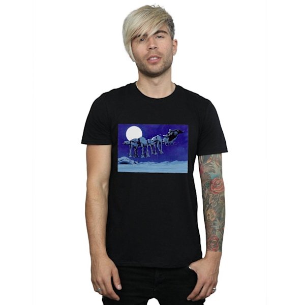 Star Wars Jul AT-AT Sleigh T-shirt M Svart Black M