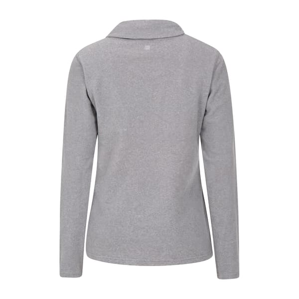 Mountain Warehouse Dam/Dam Hebridean Cowl Neck Fleecetopp Dark Grey 6 UK