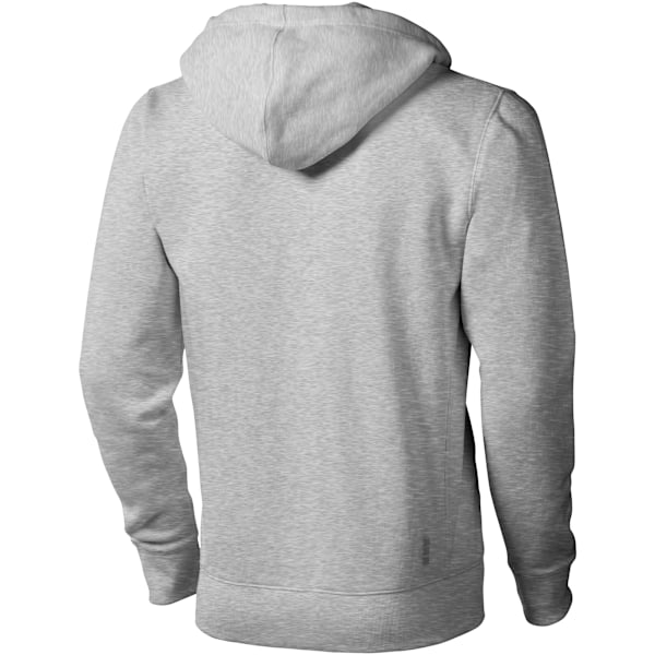 Elevate Mens Arora Hooded Full Zip Sweater S Grey Melange Grey Melange S