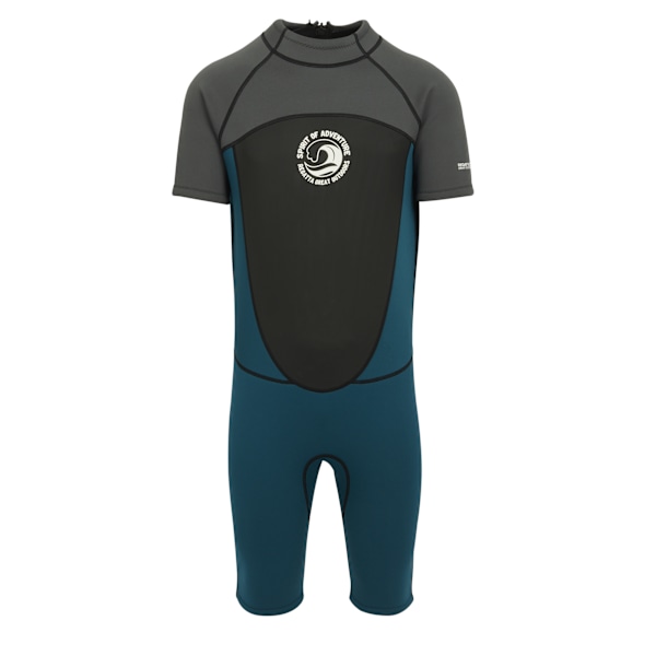 Regatta Mens Shorty Wetsuit L-XL Grå/Marockanskt Blå Grey/Moroccan Blue L-XL