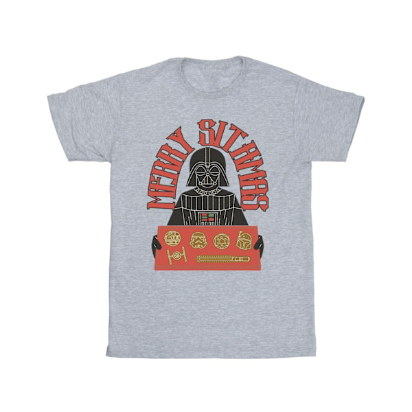 Star Wars Mens Episode IV: A New Hope Merry Sithmas T-Shirt L S Sports Grey L