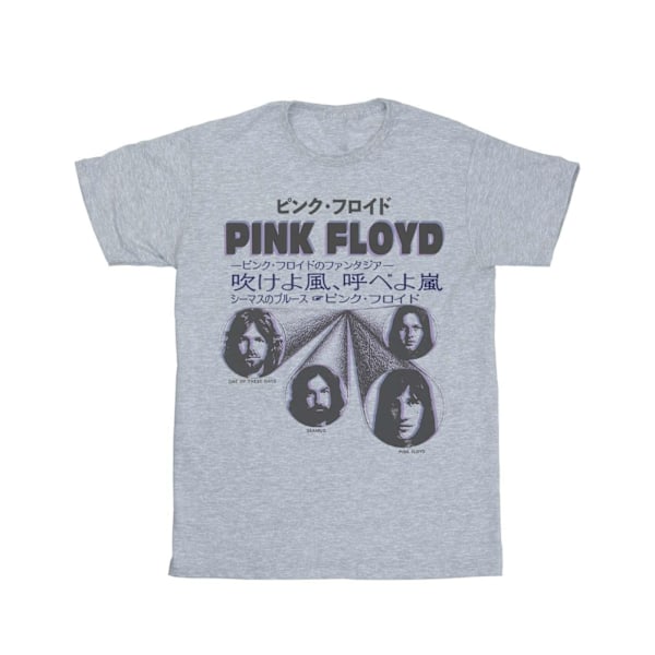 Pink Floyd Boys Japanese Cover T-Shirt 12-13 år Sports Grey Sports Grey 12-13 Years