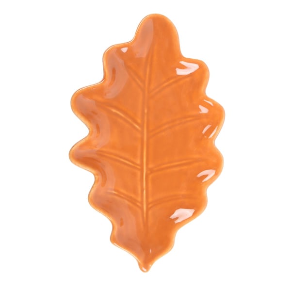Something Different Höstlövsfat En Storlek Orange Orange One Size