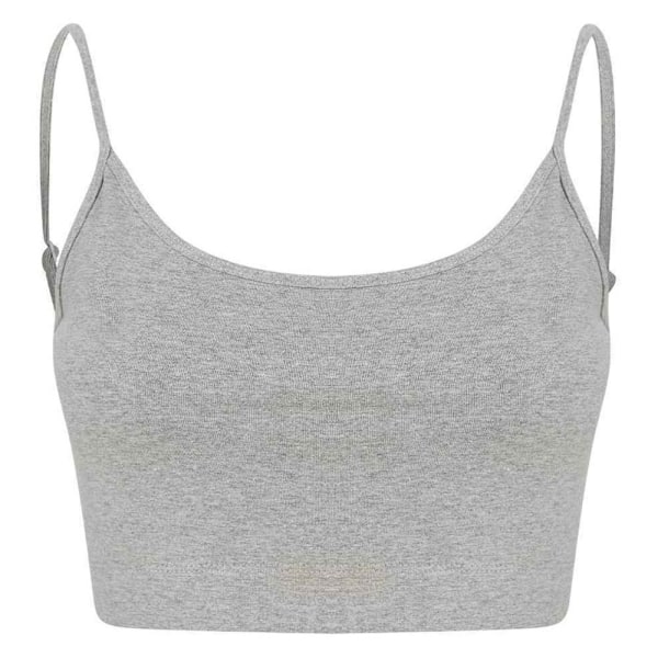 SF Dam/Kvinnor Hållbar Croppad Camisole XS Heather Grey Heather Grey XS