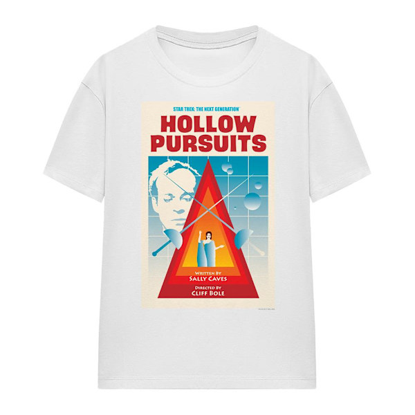 Star Trek Unisex Vuxen The Next Generation Säsong 3 Avsnitt 21 White L