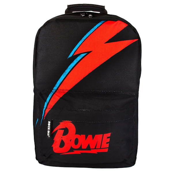 Rock Sax Lightning David Bowie Ryggsäck En Storlek Svart/Röd Black/Red One Size