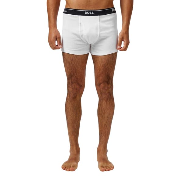 Boss Herr Logo Boxershorts (2-pack) M Vit White M