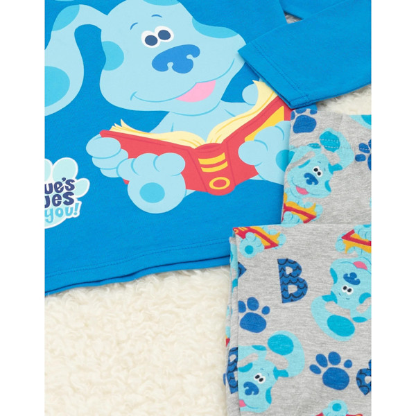 Blue's Clues & You! Barnkläder/Pyjamas Set 4-5 År Blå Grå Blue Grey 4-5 Years