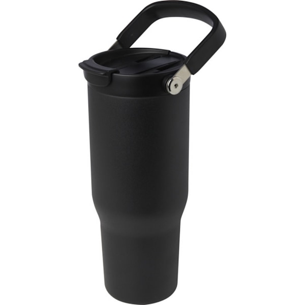 Bronx Dubbelfunktionslock Återvunnet Rostfritt Stål Isolerad 900ml Solid Black One Size