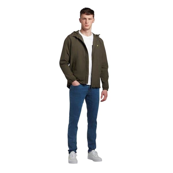 Lyle & Scott Herr Full Zip Hooded Jacka M Oliv Olive M