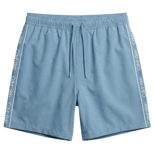 Calvin Klein Herr Logotyp Badshorts S Ljusblå Pale Blue S